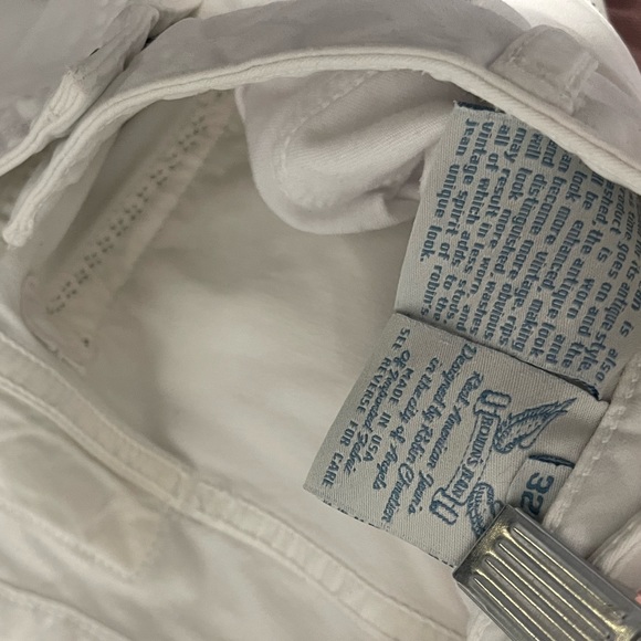 Robin’s Jeans White with embellishments and zippers - Picture 3 of 3